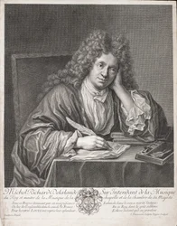 ミシェルリチャードデラランド（1657-1726）は、サイモントーマシン（1655-1733）によって彫刻されました
